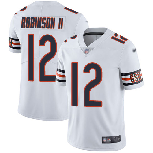 Chicago Bears Limited White Men Allen Robinson Road Jersey NFL Football #12 Vapor Untouchable->women nfl jersey->Women Jersey